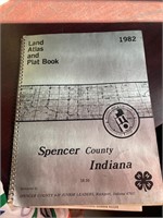 1982 Indiana land plat book Spencer county