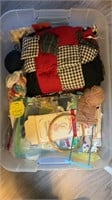 Box Lot of Crafting/Knitting Items