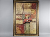 Vintage 24×30" Textured Contemporary Decor