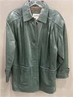 Hamilton Manor Green Leather Jacket