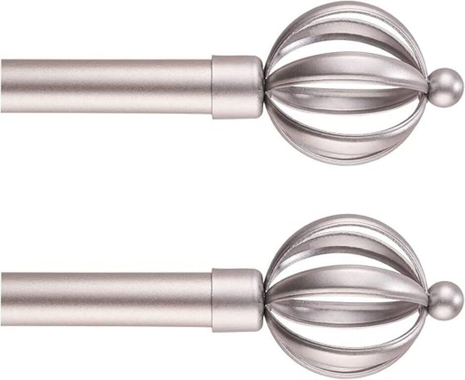 Curtain Rods 2 Pack, Curtain Rods for Windows 28
