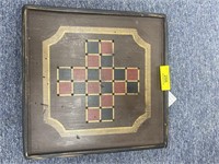 Handmade Solid Wood Parcheesi Board, Signed by Lin