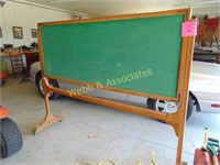 Antique standing chalk board