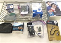 *Bin of Blood Pressure Cuffs, COR Dummy, & More