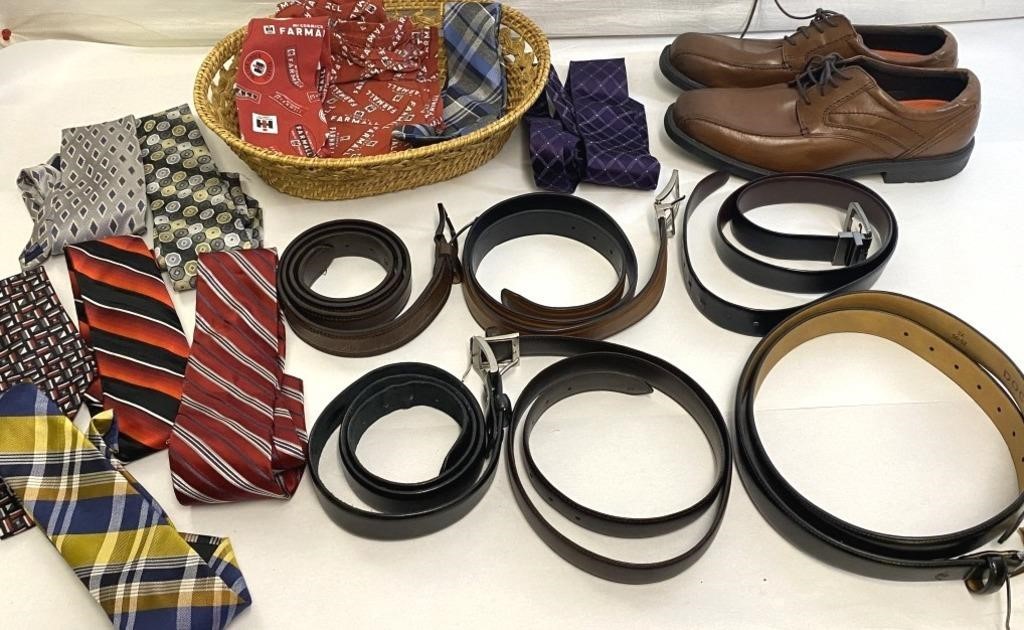 *Rockport Shoes Men's 12 (look new), Belts, & Ties