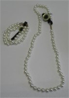 HAND KNOTTED BELLISSIMA PEARLS NECKLACE &