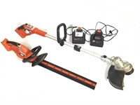 Black & Decker Battery Hedge & String Trimmer 40 V