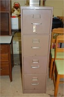 Sears 4 Drawer Metal Filing Cabinet