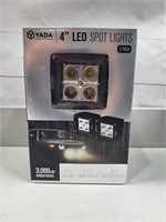 4" LED SPOT LIGHTS - 2PK