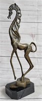Salvador Dali Surreal Horse Bronze Sculpture