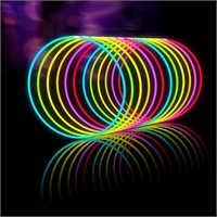Glow Sticks Bulk 100ct 22' Glow Necklaces