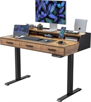 FEZIBO Electric Standing Desk with Drawers  48x24