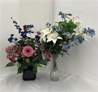 Artificial Flowers With Vases