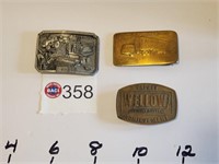 3-Buckles: Case IH, Yellow Freight, Cattle Hauler