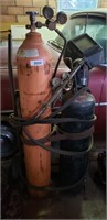 Oxy-Acetylene Torch w/ Tanks, Cart, &