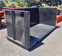 Metal Container w/Fork Pockets