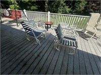 2 Patio Glider Chairs
