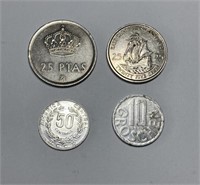 4 Foreign Coins