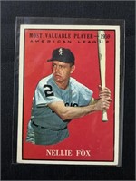 TOPPS 1961 MVP NELLIE FOX