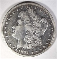 1891-CC MORGAN DOLLAR F/VF