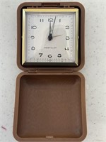 Westclox foldable traveling alarm clock