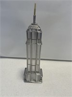 Metal wire Empire State Building tower - measures