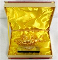 Bank of China Memento in Box Gold Horses