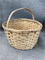 Large Antique Handmade Basket