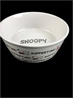 Peanuts Snoopy Suppertime Dog Bowl