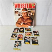 1985 Wrestling Hardcover Book & Trading Cards