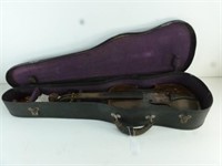 Antique Hart Volin w/ Case - no bow, needs