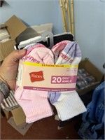 size small 20 prs girls ankle socks