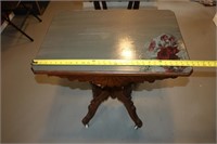 Antique Eastlake Table with Embellished Top