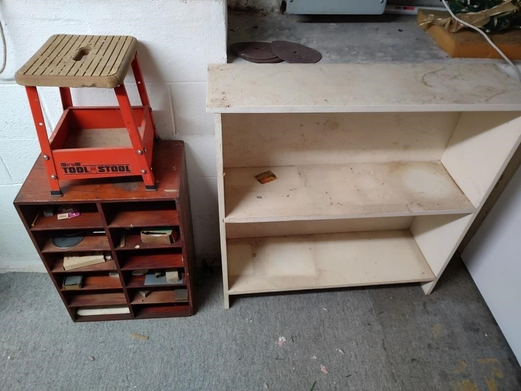 Shelves and Stool