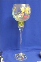 Lareg Hand Painted Goblet