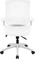 BOLISS 400lbs Mesh Computer Ergonomic Chair, White