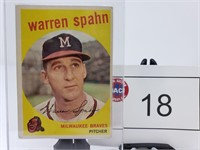WARREN SPAHN #40 1959 TOPPS