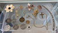 Costume Jewelry, Tokens, Etc as seen