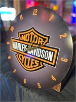 14” Round Harley Davidson Clock