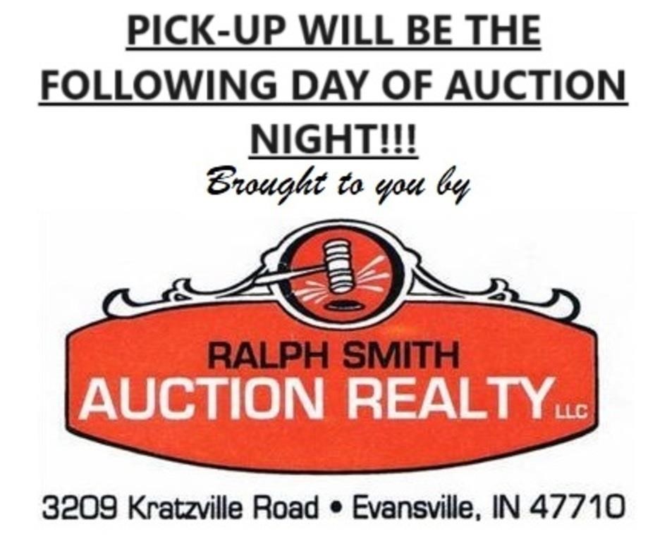 When Is The Pick-Up For This Auction???