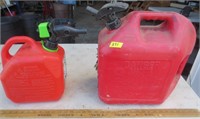 5 & 3 gal gas cans