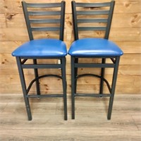 (2) Bar Stools  17"x17"x 44"h        (R# LOB)