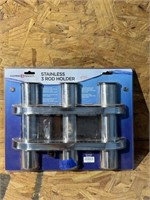 Stainless 3-rod Holder-new