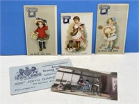 5 Early Advertising Cards