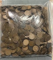 Bag Of 1000 Lincoln Wheat Cents