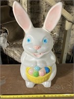 Easter bunny blowmold plastic