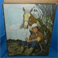 1950 Rohr Co Roy Rogers/Trigger Puzzle Tray