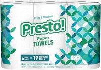 Amazon Brand - Presto! Flex-a-size Paper Towels