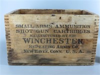 WINCHESTER Small Arms Ammunition Wooden Box