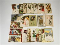 LARGE ASSORTMENT OF HAPPY NEW YEAR POSTCARDS